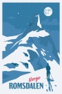 Romsdalen , Romsdalshorn fra Kammen , mann på ski thumbnail
