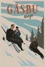 Gåsbu , tre menn på skitur, Hyttekopp thumbnail