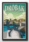 drobak-hytteplakat-norsk-kystmotiv thumbnail
