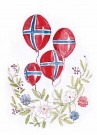 Norske flaggballonger , kopp  thumbnail