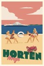 Horten, fire damer på stranden thumbnail