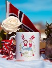 2 barn med Norske flagg , kopp thumbnail