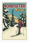 Nordseter , skiløper og hund  thumbnail