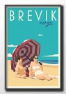 Brevik , par under parasoll thumbnail