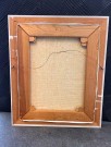 Vintage ramme , 41x49 cm , lerret på blindramme, Ekte hyttevafler  thumbnail