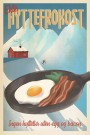 Ekte Hyttefrokost , ingen hyttetur uten egg og bacon, Etikett thumbnail