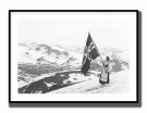 Stolt i fjellet – Bunad og flagg i norsk natur, retro fotografi , retro plakat  thumbnail