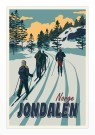 Jondalen , gjeng / familie  på skitur  thumbnail