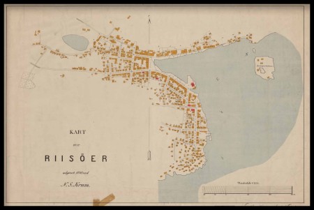 RISØR (RIISOER) kart